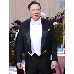 Elon Musk Met Gala Black Tailcoat